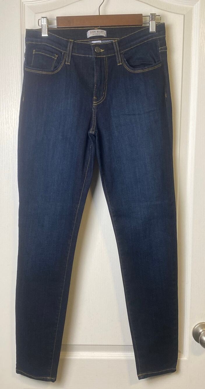 Judy Blue Dark Wash Soft Super Stretchy Skinny Jeans Juniors/Women's Size 13/31
